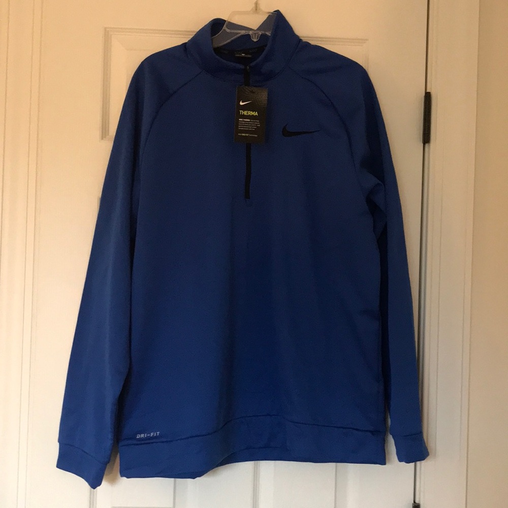😎NWT NIKE THERMA DRI-FIT ZIP-UP PULLOVER😎